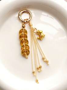 New Year's Edition Original Design Chinese Style Feng Shui Five Emperors Coin Charm Keychain - Gold - View 8