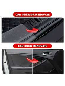 KineShineX Pasta de restauración del interior del automóvil, pulimento para asientos de cuero, salpicadero y consola central, agente de restauración de plástico, encerado y restauración de neumáticos para prevenir el envejecimiento y agrietamiento, realza el brillo y oscurece los neumáticos, kits de herramientas de mantenimiento esenciales para automóviles, piezas de automóvil, regalos navideños - ¡Haz que tu automóvil parezca nuevo! - A - Ver 6
