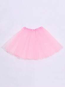 1pc Adult Tutu Skirt, Mesh Princess Puff Skirt, Cosplay Tutu Dress, Birthday Party Role Play Costume, Dance Performance Puff Skirt - Hot Pink - View 11