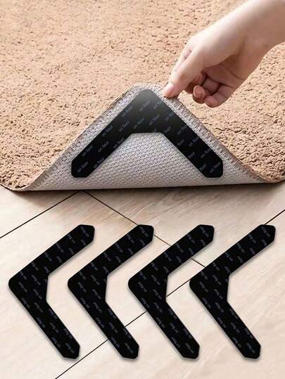 Tấm lót thảm chống trượt, phù hợp với nhiều loại thảm, được làm từ chất liệu PU, có thể giặt, chống trượt và tái sử dụng, ngăn ngừa thảm bị xê dịch và cong vênh, thích hợp cho phòng khách, phòng ăn, thảm phòng tắm, đồ dùng học tập, vật dụng thiết yếu cho gia đình.