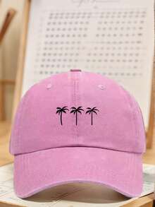 Mũ lưỡi trai unisex in hình "Ba cây dừa" - Thiết kế có thể điều chỉnh, hoàn hảo cho đi bộ đường dài, leo núi, du lịch và các hoạt động thể thao ngoài trời, mùa hè, bãi biển, kỳ nghỉ. - Nhiều màu - Xem 7