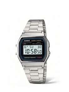 Casio Men's Classic Design Electronic Watch With Adjustable Buckle - Grey - View 11