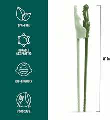 Genuine Fred MUNCHTIME Crocodile Chopsticks - Picky Eater Solutions - Beginner Kids Reusable Chopsticks - Animated, Interactive Animal Design - ColorA - 查看 2