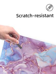 Miếng dán trang trí laptop, 15.4" 15.6" - Miếng dán vinyl bảo vệ laptop (Tặng kèm 2 miếng đệm cổ tay), Màu tím xanh vân đá chống thấm nước (Kích thước tiêu chuẩn, không chỉ dành cho mọi model, cần tự cắt theo kích thước phù hợp). - Nhiều màu - Xem 4