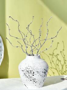 1朵人造水钻花 DIY 礼品花束 婚礼花园场地装饰道具 家居桌面墙面装饰材料 生日派对用品 情人节装饰 - 銀色 - 查看 2