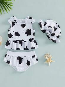 Baby Girls Beachwear - Hitam - View 1