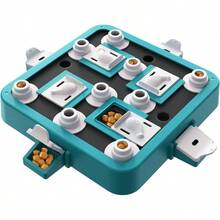 Dog Puzzle Toy Food Treat Feeder Mental Stimulation Green - như hình ảnh - Xem 2