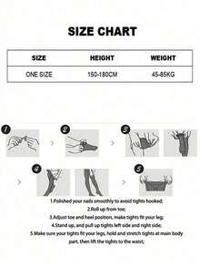 1pc Women's High Stretch Trellis Net Pantyhose, Fashionable Sexy Hollow Out Retro Black Stockings, Suitable For Halloween, Christmas, Y2K Style - 黑色 - 查看 6