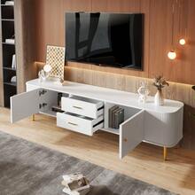 Television Stands & Entertainment Centers - White - View 3