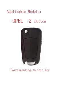 1pc Black Silicone Car Key Protective Case, Anti-Drop, Suitable For Opel Corsa, Astra, Vectra, Zafira - A - View 3