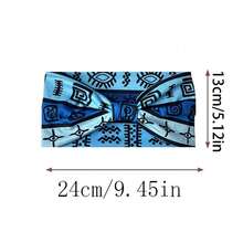 女士波西米亚风发带，瑜伽运动头巾，适合春、夏、秋、冬四季穿着。