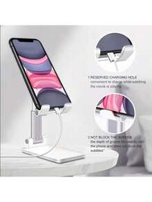 10个装可折叠多角度可调节桌面手机支架，适用于16、15、14、13、12、11英寸 Pro、XS、XS Max、XR、X及所有型号