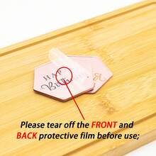 6个六边形生日快乐亚克力纸杯蛋糕装饰插牌 - 彩色 - 查看 11