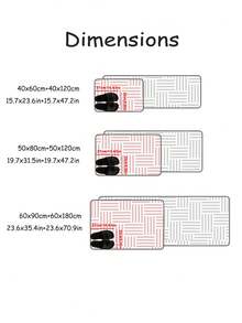 Thảm lót sàn nhà bếp kiểu hiện đại, in chữ và hình ảnh nhiều màu sắc, hình chữ nhật mềm mại, chống trượt và thấm hút tốt, thích hợp cho nhà bếp, phòng ăn, phòng khách. - Nhiều màu - Xem 2