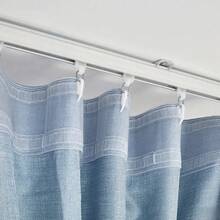 60/120/240/500 White Curtain Hooks, Curtain Roller Sliders, 0.47*1.14 Inch,Sturdy,Durable,Easy To Install,Suitable For Shower Curtain Clips And Pleated Track Hooks. - White - View 9