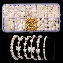 800pcs DIY Accessory Material Kit, Complete Set Of Beads, Pearls, Bracelet, Jewelry Making Supplies