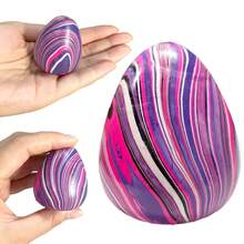 指尖玩具、软绵绵压力球、儿童及成人压力球、复活节彩蛋压力球、复活节彩蛋寻宝挤压球、复活节篮子填充物、派对礼品、手指球、生日派对礼物、礼品袋填充物、冰块果冻球、自闭症感官玩具、课堂奖励指尖玩具 - 彩色 - 查看 16