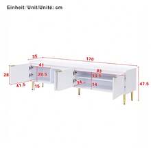 Television Stands & Entertainment Centers - White - View 9