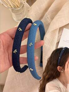 3/2/1pc Women's Bow Headband, Black/Pink Imitation Silk Headband, Casual, Elegant, Romantic, Sweet Fashion Accessories ,Hair Hoop Hairband For Women Head Accessories