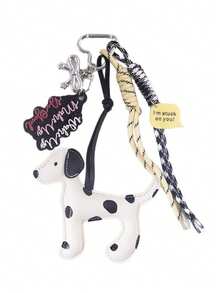 Dalmatian Dog Bag Charm, Cartoon Puppy Car Keychain, Bag Accessory, Suitable For Handbags, Backpacks, Keys - A Birthday/Valentine'S Day Gift For Her, Backpack Decoration, Stylish Keychain, Durable Accessory, Decorative Keychain, Accessory Lover. - Multicolor - View 6