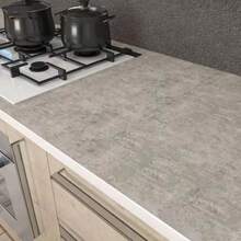 1 Cuộn Giấy Dán Tường Họa Tiết Xi Măng, Màu Xám Nhạt, Giấy Dán Tường Tự Dính, Giấy Dán Tường Tự Dính Có Vân, Giấy Dán Tường Tự Dính Có Thể Tháo Rời, Thích Hợp Cho Tấm Chống Bắn Nước Trong Bếp, Tủ Bếp, Trang Trí Phòng Ngủ, Trang Trí Phòng Ngủ, Giấy Dán Tường Tự Dính - Bụi tím - Xem 4