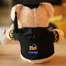 1件定制节日泰迪熊,学校礼物,可定制您的个性化文字或图案,圣诞节、万圣节泰迪熊,教师节礼物,感谢老师,送给老师的特别礼物,温馨纪念品。学生毕业礼物,宿舍装饰,毕业典礼装饰,送给学生/同学/毕业生/入学儿童/女朋友/男朋友的礼物 - 彩色 - 查看 10