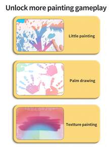 Large Easter Bunny Magic Water Drawing Mat, Early Childhood Art Development Toy, Reusable Doodle Pad, Reveals Patterns When Wet, Children's Art Enlightenment Toy, Carnival Gift For Boys And Girls - Multicolor - View 9