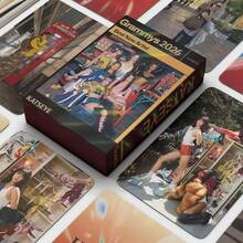 92 piezas Juego de Tarjetas Lomo de Ojos de Gato - Colección de Álbum de Fotos Gabr.Iela, 92 Tarjetas de Fotos con Pegatinas, Regalo de Fan de Kpop, Accesorios de Juego Creativos, Material de Papel, Grupo de Edad Adulta, Accesorios de Juego Creativos | Diseño de Tarjetas Vívido | Material de Tarjeta Duradero, Tienda de Kpop, Katseye, Tarjetas Foto Katseye, Tarjetas Lomo, Tarjetas Coleccionables - Multicolor - Ver 9