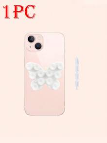 1个双面心形硅胶吸盘，可水洗手机硅胶吸盘，防滑固定吸盘手机支架，兼容、安卓手机，生日礼物，送给家人和朋友的手机支架 - 彩色 - 查看 39