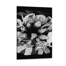 Framed Stray KPOP Boy Group Poster Canvas Wall Art Wall Hanging Birthday Party Background Banner For Living Room Bedroom Dorm Decoration - Multicolor - View 2