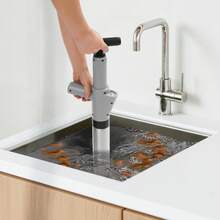 Multi-Function Toilet Plunger With Inflatable Pressure System – Includes Toilet, Sink, And Drain Heads, Manual Operation, Easy To Use, Portable & Durable - Default - View 2