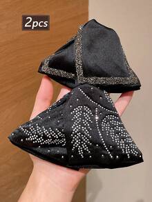 1/2 chiếc kẹp tóc tam giác đính đá kẻ caro thời trang dành cho nữ, kẹp tóc kiểu mới cho kiểu tóc búi, sành điệu và tiện lợi cho tiệc tùng, đi biển, mặc váy, mặc hàng ngày, thích hợp cho hẹn hò, kỳ nghỉ, quà tặng ngày Valentine, quà tốt nghiệp, phụ kiện tóc thanh lịch dành cho nữ - Nhiều màu - Xem 13