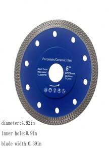 Stone Cutting Blades, Tile Cutting Blades, Glass Cutting Blades, Alloy Wood Panel Angle Grinder Cutting Blades, Brazed Flange Flat Grinding Cutting Discs, Diamond Saw Blades, Sharp And Durable, High-End Craftsmanship, Easy To Use - Multicolor - View 32