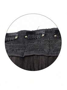 40英寸5夹式合成发片，隐形无缝长直发，适合女性佩戴，可作假发、接发、头巾、时尚发饰、优雅发带、休闲头巾等。 - 彩色 - 查看 7