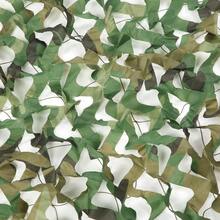 Red de camuflaje para exteriores, camping, tiro, caza en la selva, senderismo, protección solar, sombra, 2 x 4 m - Verde camuflaje - Ver 9