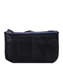 13口袋升级大容量化妆包，防水尼龙旅行收纳袋，可折叠简约多功能储物袋 - 彩色 - 查看 22