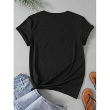 Women T-Shirts - Black - View 2