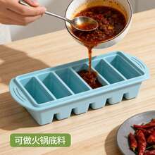 1/2 Cup Silicone Soup Broth Freeze Tray With Lid, 2-Pack Silicone Freezer Mold For Freezing Soups, Sauces And Single-Serve Foods, Microwave , Makes 12 Perfect 1/2 Cup Portions - Multicolor - View 2