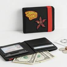 Cerdá Stranger Things Faux Leather Wallet - Compact And Stylish Wallet With Compartments For Cards, Bills And Documents, Ideal For Fans ⚫ FREE Shipping ✅ 24/48h Delivery To Spain (Peninsula) - Briefcase - View 6