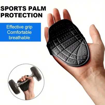 1PC Anti-Wear Lifting Grip Pad, Textured Support, Durable, Sports And Fitness Dumbbell Silicone Gloves, Anti-Wear, Anti Cocoon, Anti Slip, Single Bar Iron Rolling Training 1PC Anti-Wear Lifting Grip Pad, Textured Support, Durable, Sports And Fitness Dumbbell Silicone Gloves, Anti-Wear, Anti Cocoon, Anti Slip, Single Bar Iron Rolling Training