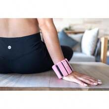 U can - Pesas para Tobillos y Muñecas | Polainas de Silicon de Medio o Kilo (0.5-1.5 kg) para Pilates, Yoga y Fitness | Muñequeras y Tobilleras con Peso | Varios Colores(Gray 1.5 KG) - Multicolor - Ver 7