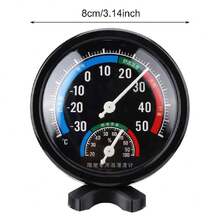 Termómetro de reptiles, 2 en 1 Higrómetro de temperatura del tanque de terrario de reptiles con base de soporte para lagarto Tortuga Araña Camaleón Mascota Caja de crianza,39838710 - Multicolor - Ver 5