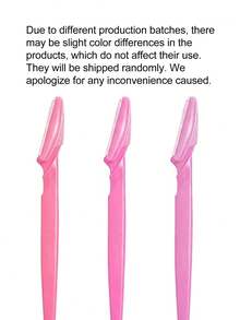 20pcs/Set Pink Eyebrow Trimmer And Shaver Set, Eyebrow Trimmer And Shaver, Exfoliating And Depilatory Tools, Body Hair Removal Trimmer And Facial & Eyebrow Shaver Set, Long Handle Blades With Precision Protective Cover, Suitable For Women To Groom Eyebrows, Makeup, Affordable Price, Room Decor, Vanity, Travel, Bedroom, Makeup Accessories, Eyebrow Razor, Affordable, Cosmetics, Makeup Tools, Cheap Goods, Gift, Women Gift,Giveaways,Travel,Cheap Stuff,Travel Essential - Pink - View 9