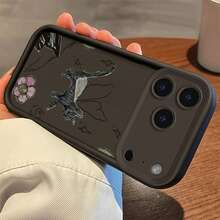 Cat phone case suitable for  17 16 16E 15 14 13 12 11 Pro Max 17 Air 16 Plu silicone all inclusive protection anti slip and anti fall soft case - Escalera Ojo Celestial - gato - SKU31993WX - Ver 6