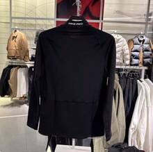 Nike 男子PRO秋冬運動跑步訓練速乾保暖薄絨緊身長袖 - 黑色 - 查看 4