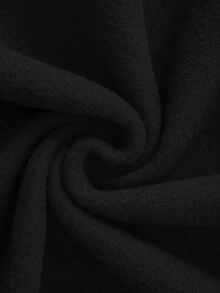 亮片刺绣天使翅膀浅灰色卫衣 Y2K 可爱女式卫衣，休闲落肩长袖女式卫衣 黑色 - 黑色 - 查看 5