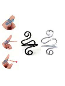 Vòng điều chỉnh độ căng sợi móc, vòng điều chỉnh độ căng sợi móc tiện dụng cho người thuận tay trái và tay phải, vòng dẫn hướng sợi, dụng cụ móc len, vật dụng thiết yếu cho việc làm thủ công tại nhà. - Nhiều màu - Xem 15