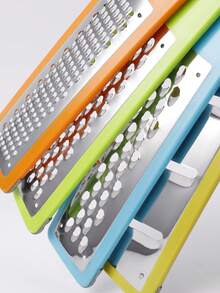 1 Set de 4 en 1 rallador de verduras, pelador, rebanador y rallador de queso de acero inoxidable, herramienta de cocina especializada para patata, zanahoria, pepino, pizza y queso - Multicolor - Ver 8