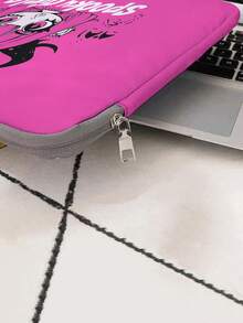 Random Pattern Laptop Sleeve, Fabric Laptop Protective Case, Soft Laptop Bag, Soft Laptop Protective Shell, Laptop Sleeve, Flat Pouch, Laptop Zipper Bag, Laptop Protective Cover, School & Business Office Supplies, Back To School Special - Multicolor - View 3