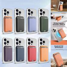 MagSafe 折叠旋转支架卡套，带防盗功能，适用于手机和身份证的磁性卡套。 - 多色 - 查看 2